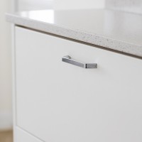 Flat slab drawer front, kitchen